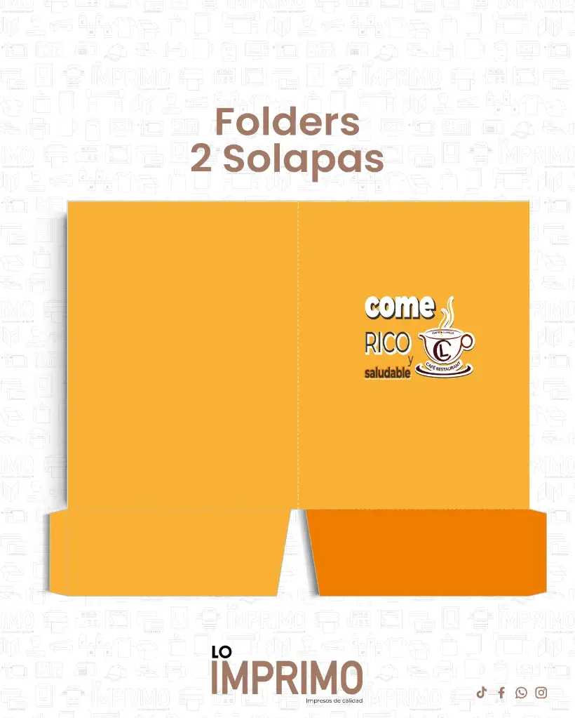 Folders Carta - Barniz UV
