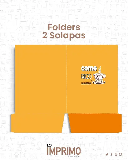Folders Carta - Barniz UV