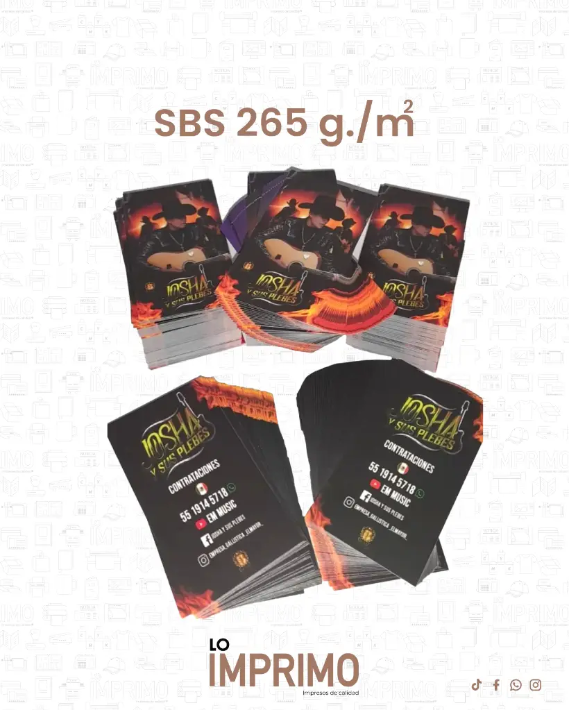 Tarjetas de Presentación (SBS12p-Eco)